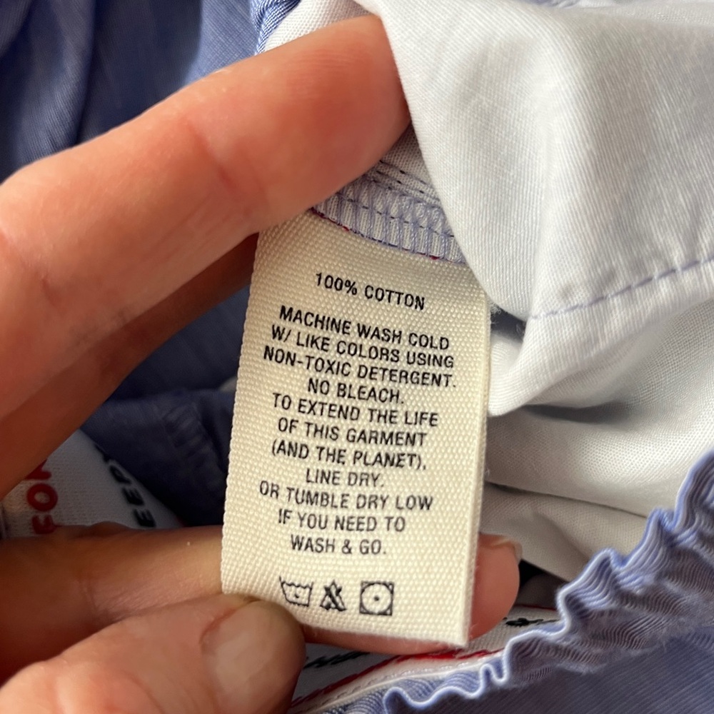 NWT Men's Blue pajama pants by Alex Mill P’Jimmies, size M, 100% cotton - Picture 6 of 7